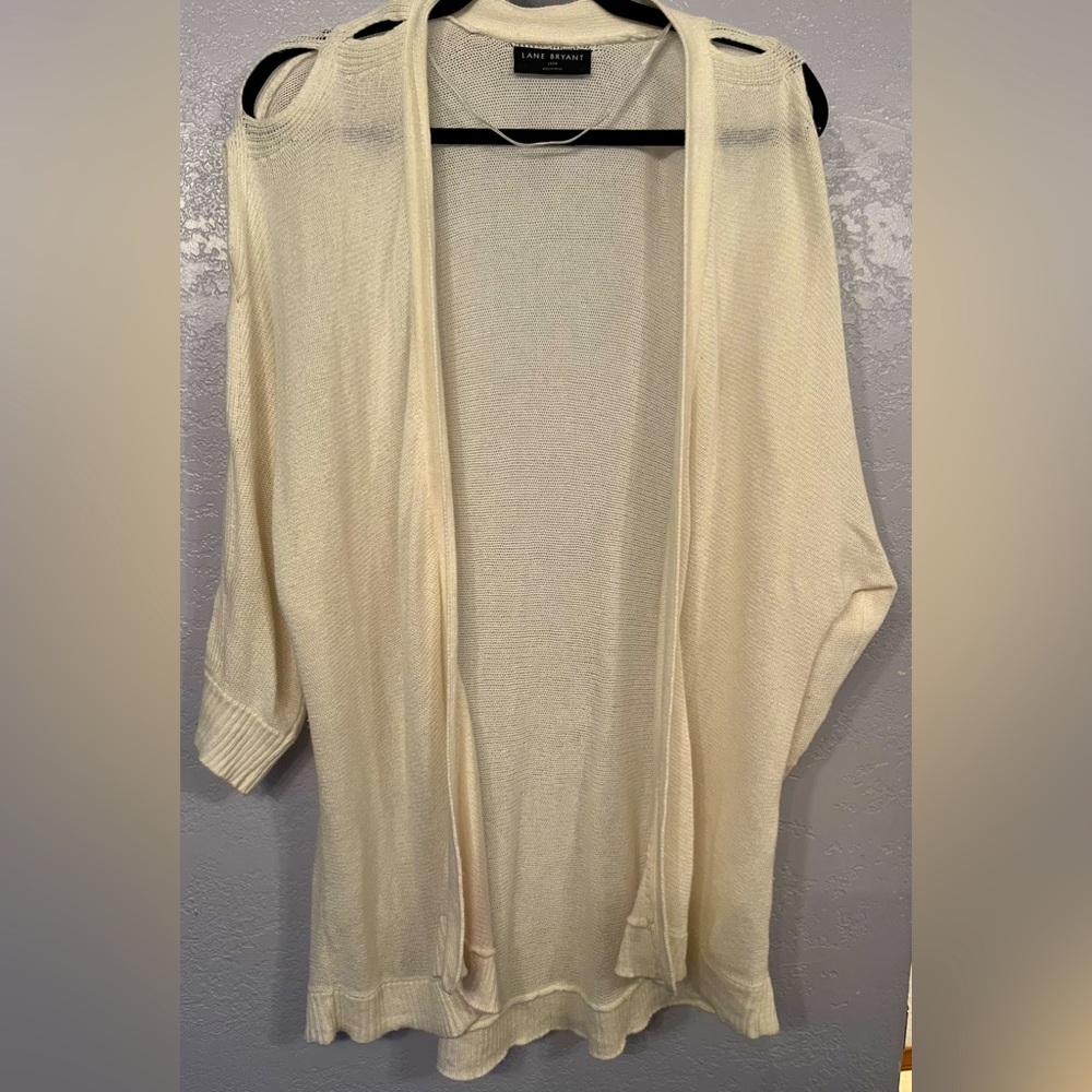 Lane Bryant, 3/4 sleeves, open front Cardigan size 14/16